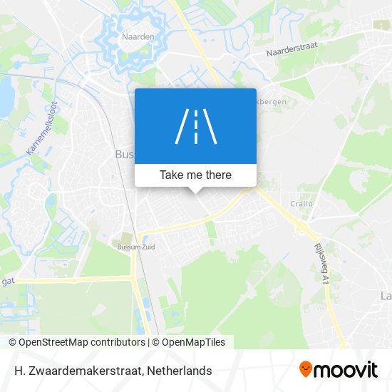 H. Zwaardemakerstraat map