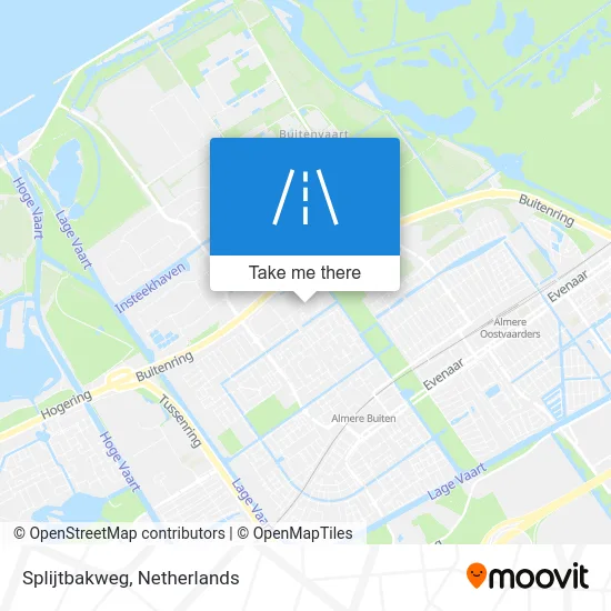 Splijtbakweg map