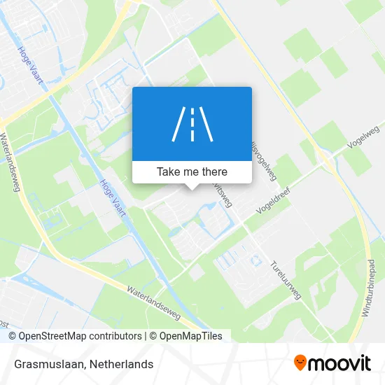 Grasmuslaan map