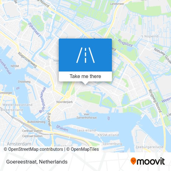 Goereestraat map