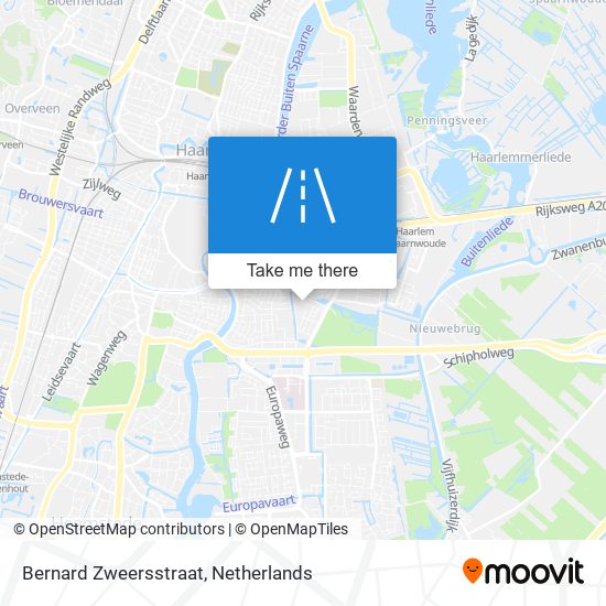 Bernard Zweersstraat map