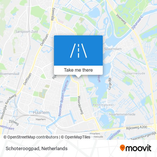 Schoteroogpad map