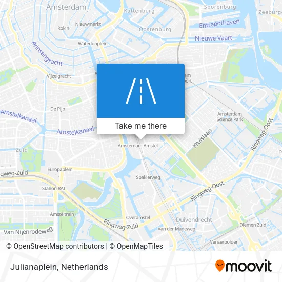 Julianaplein map