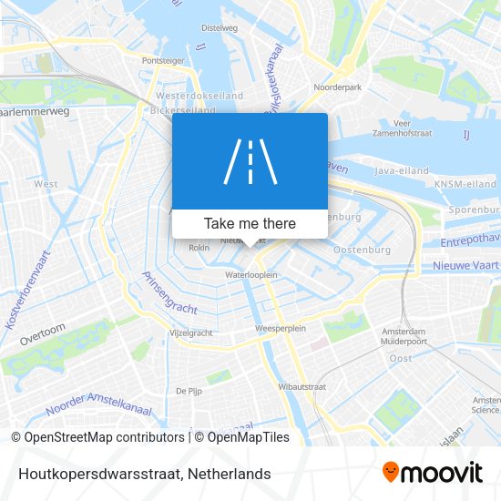 Houtkopersdwarsstraat map