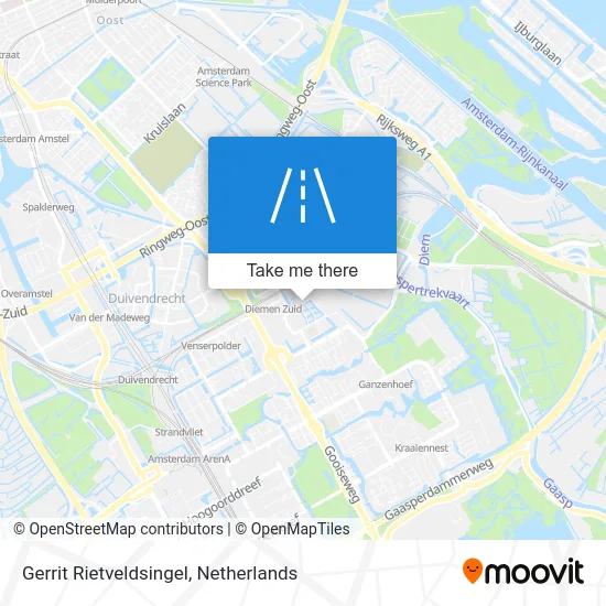 Gerrit Rietveldsingel map