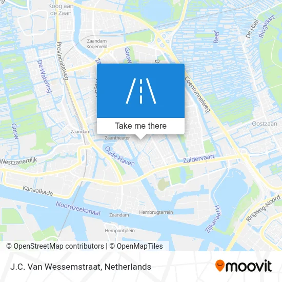 J.C. Van Wessemstraat map