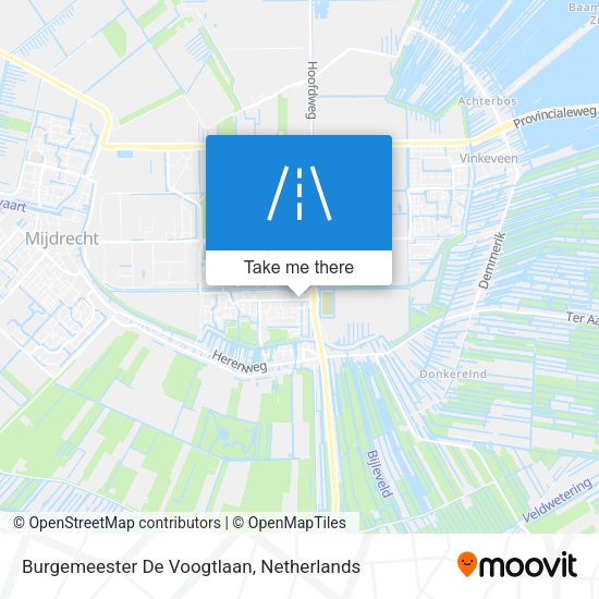 Burgemeester De Voogtlaan map