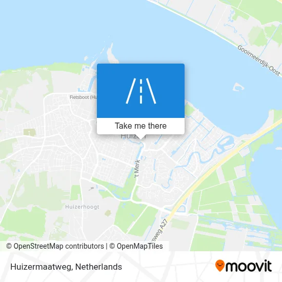 Huizermaatweg map