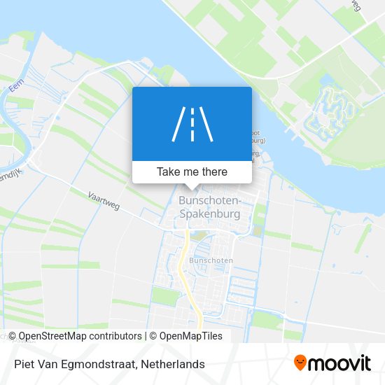 Piet Van Egmondstraat map