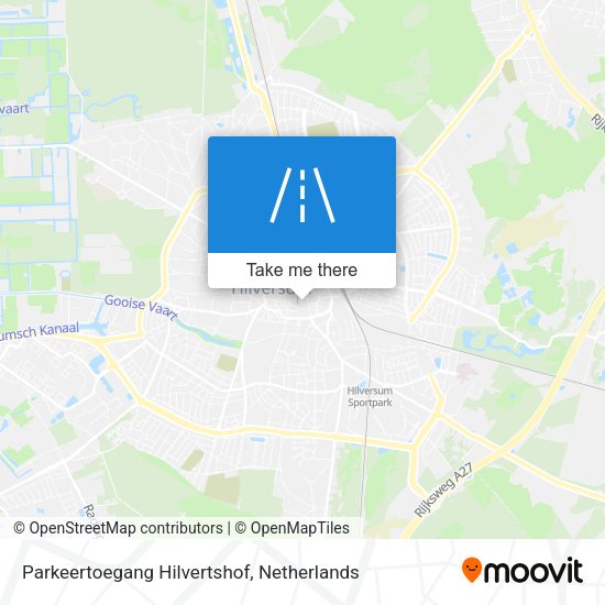 Parkeertoegang Hilvertshof map