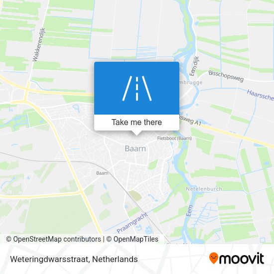 Weteringdwarsstraat map
