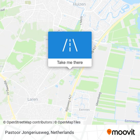 Pastoor Jongeriusweg Karte