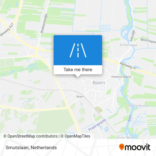 Smutslaan map