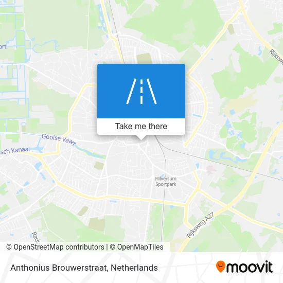 Anthonius Brouwerstraat map