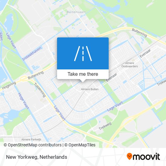 New Yorkweg map