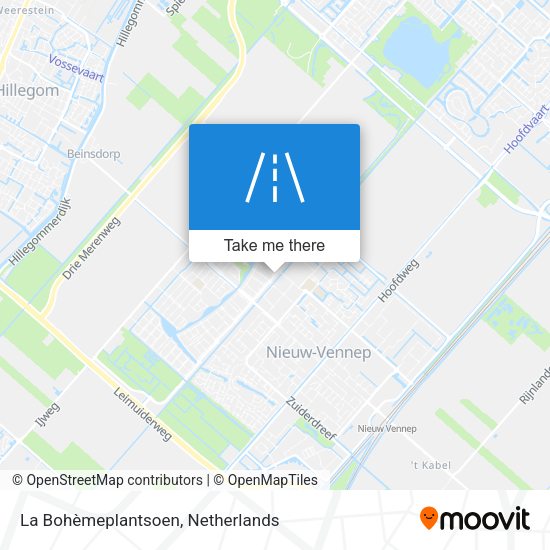 La Bohèmeplantsoen map