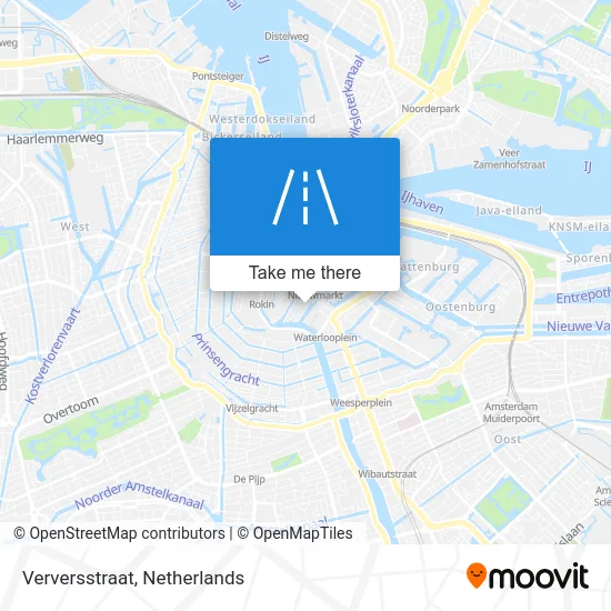 Verversstraat map