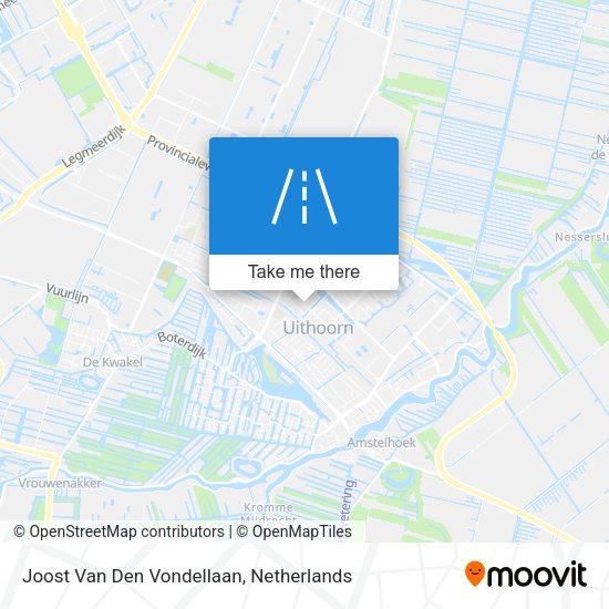 Joost Van Den Vondellaan map