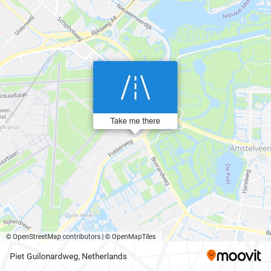 Piet Guilonardweg map