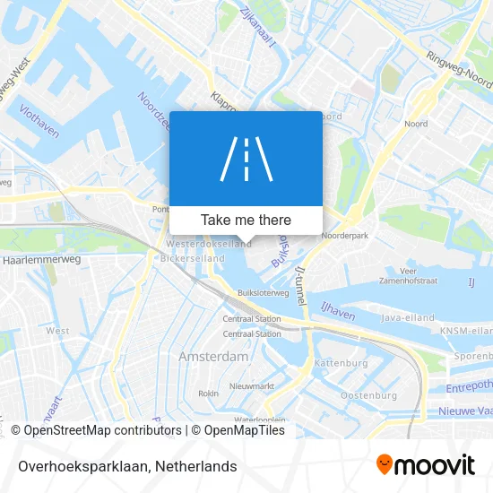 Overhoeksparklaan map