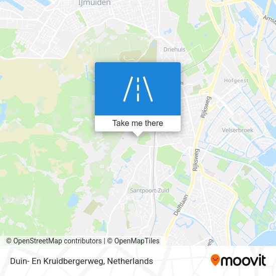 Duin- En Kruidbergerweg map