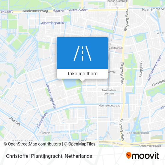 Christoffel Plantijngracht map