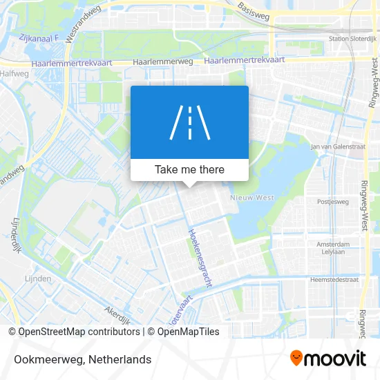 Ookmeerweg map