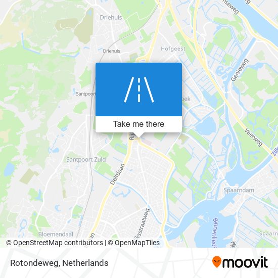 Rotondeweg Karte