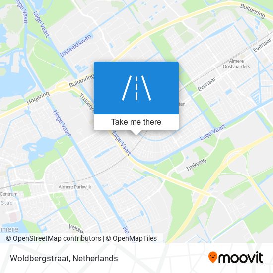 Woldbergstraat map