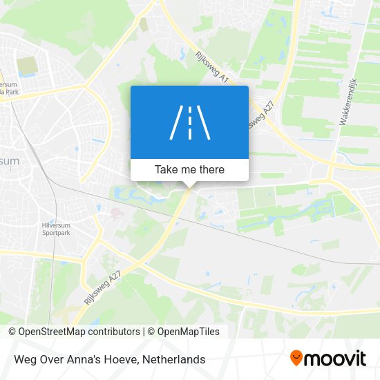 Weg Over Anna's Hoeve map