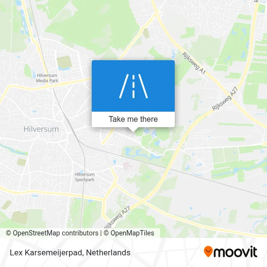 Lex Karsemeijerpad map
