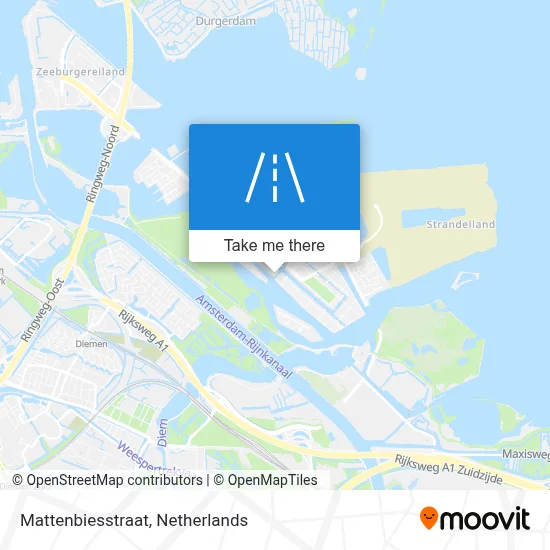 Mattenbiesstraat map