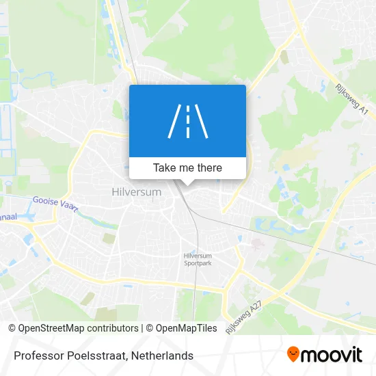 Professor Poelsstraat map