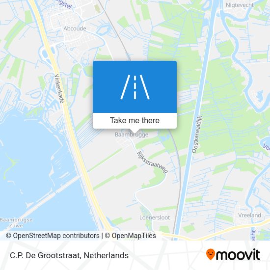 C.P. De Grootstraat map