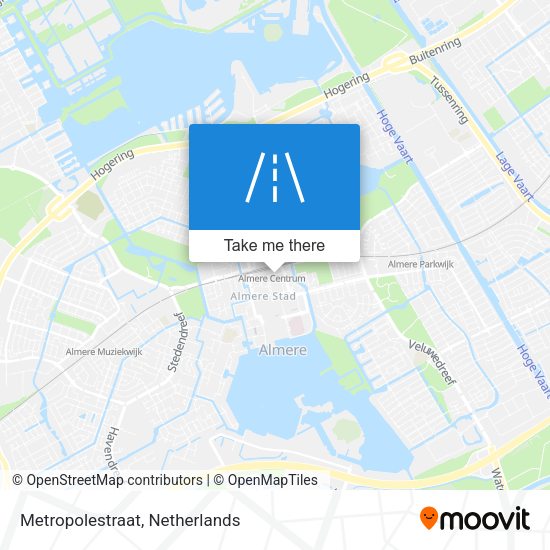 Metropolestraat map