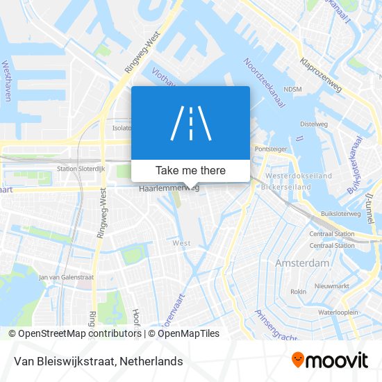 Van Bleiswijkstraat map