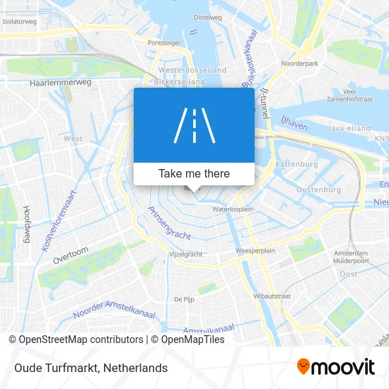 Oude Turfmarkt map