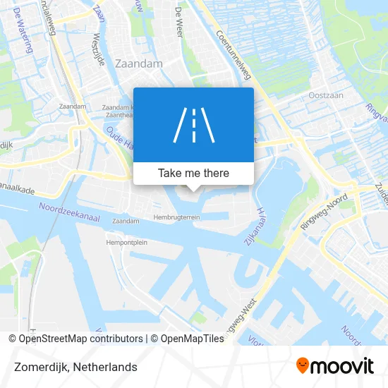 Zomerdijk map