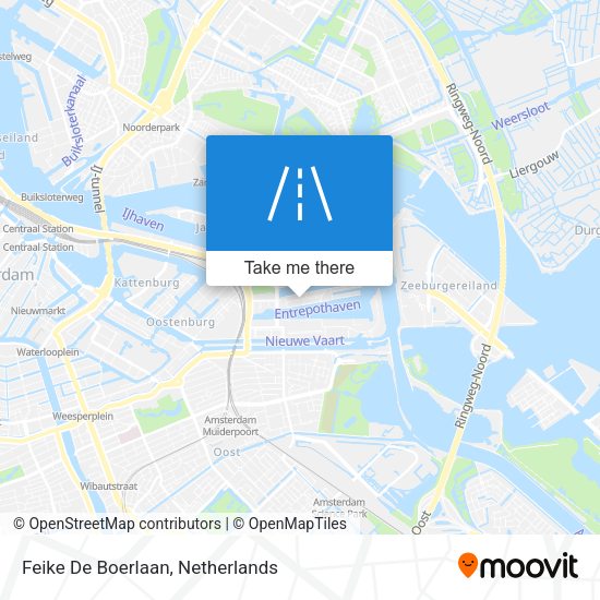 Feike De Boerlaan map