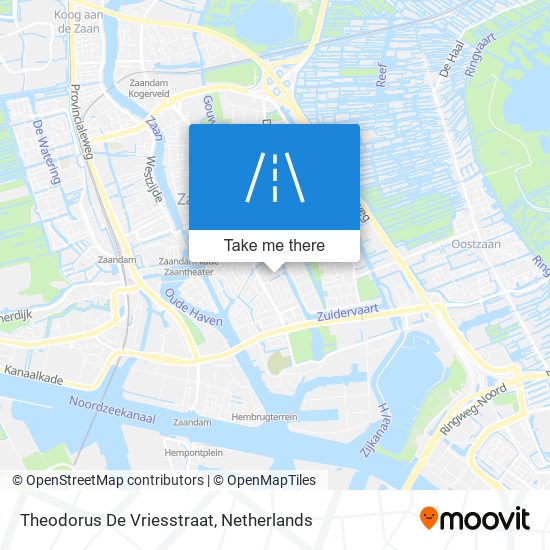 Theodorus De Vriesstraat map