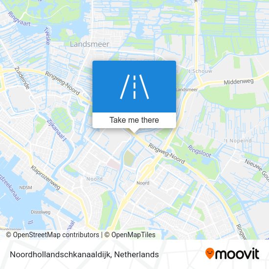 Noordhollandschkanaaldijk map