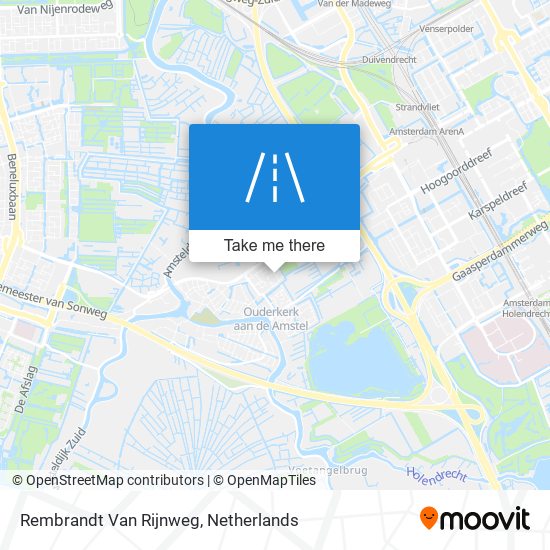 Rembrandt Van Rijnweg map