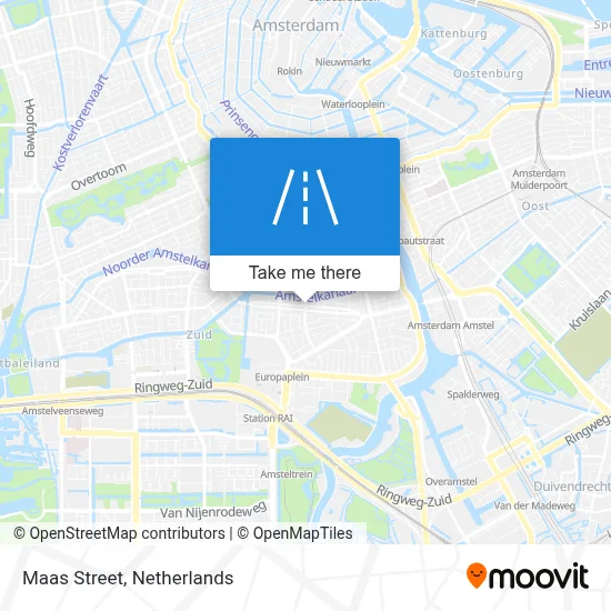 Maasstraat map