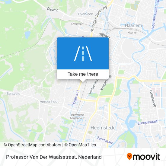 Professor Van Der Waalsstraat map