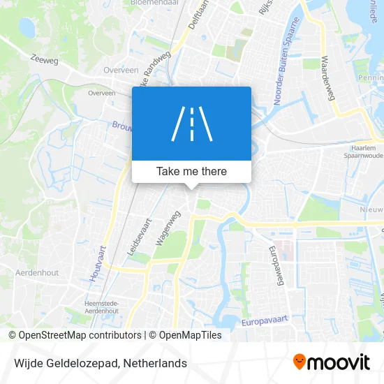 Wijde Geldelozepad map
