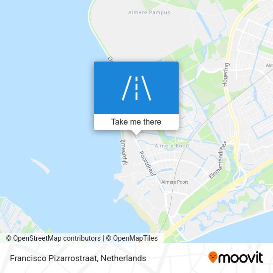 Francisco Pizarrostraat map
