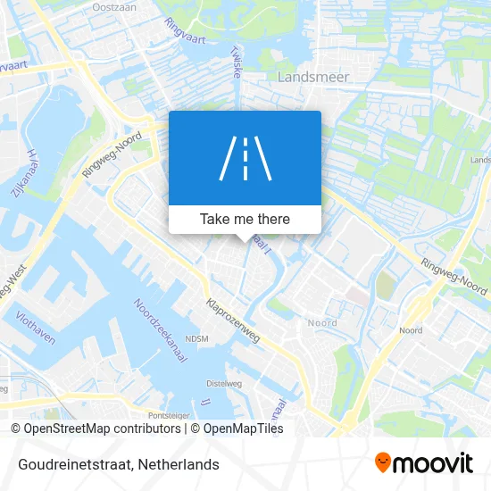 Goudreinetstraat map