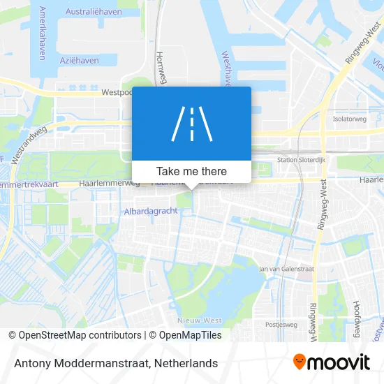 Antony Moddermanstraat map