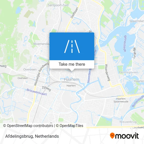 Afdelingsbrug map