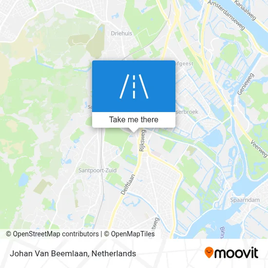 Johan Van Beemlaan map